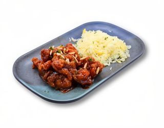 Pollo Yangnyeom Con Almendras