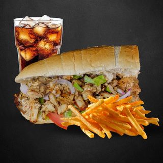 Gyros meni 1 - Pileći gyros u malom hljebu