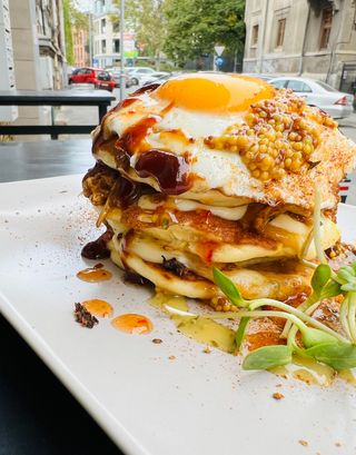 PULLED PORK PANCAKES