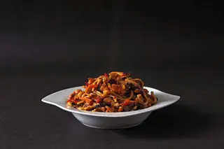 Szechuan piletina wok