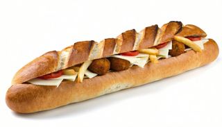 Panino falafel menù