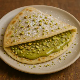 Crepe de pistacho 