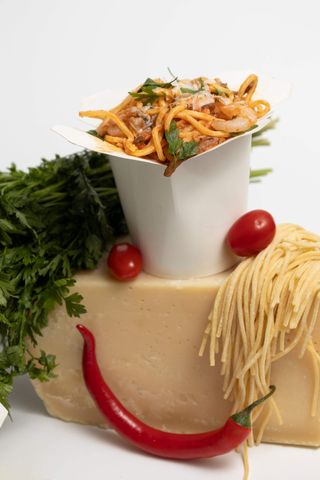 Makaron Rigatoni z Sosem Aglio e Olio e Peperoncino