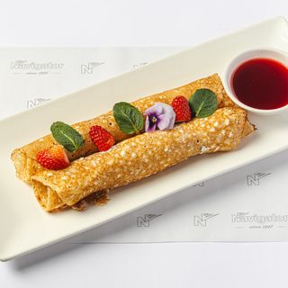 блинчики с сыром маскарпоне и ягодами (350 гр.)