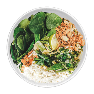 Green o Rojo curry bol