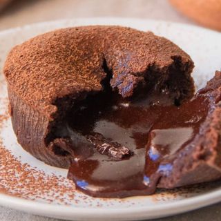Coulant de chocolate sin gluten 