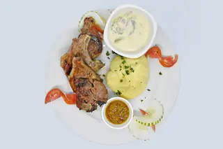 Côtelettes de veau aux herbes fines