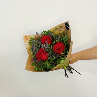 Ramo de 3 Rosas Rojas 