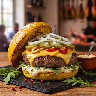 Hamburguesa Cheeseburger