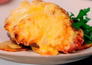 М"ясо по-французьки під овочами (150г)