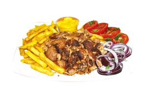 Порция Гирос пилешко (450г) + Coca-Cola Original Taste