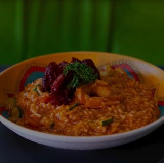 Risotti Gamberi E Zucchine