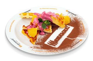 Бельгийская вафля манго