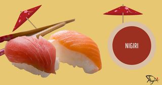 57 Nigiri mix scottato