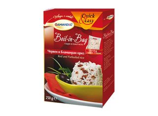 Ориз Червен И Бланширан Boil In Bag (500г)
