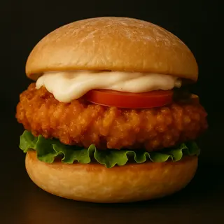 Hamburguesa crispy chiken XXL