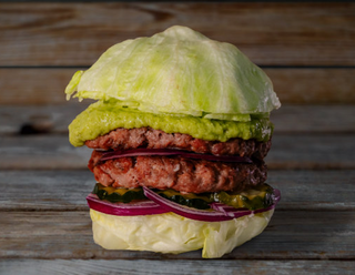 Burger Paleo Cheese (215 Cal, 27g proteínas, 2,90g carbohidratos, 9g grasas)