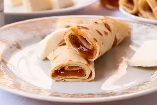 Палачинка с конфитюр , ягода, боровинки, горски плод