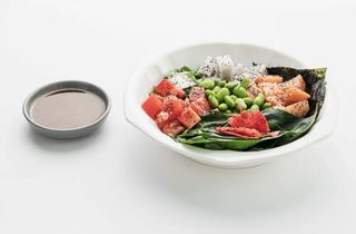 Боул с лососем