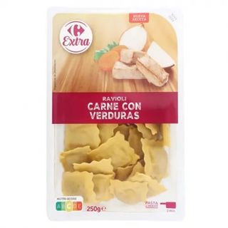 Ravioli De Carne Al Huevo Carrefour 250 Gr.