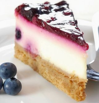 Tarta De Queso Con Arándanos