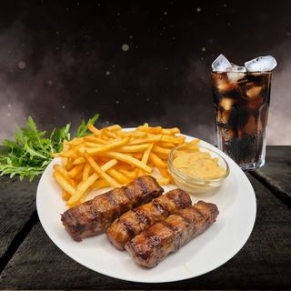 Mici cu cartofi si mustar