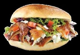 Menù panino kebab grande