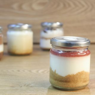 Tarta de queso con fresa