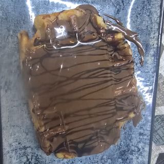 Gofre con dulce de leche 