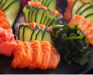 Sashimi Saumon  5 Pièces