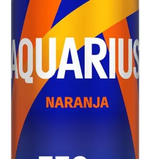Aquarius naranja lata
