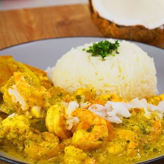 Encocado De Camarones