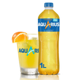 Aquarius Naranja botella 1L.