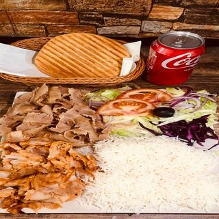 Menú Plato Kebab con Arroz