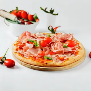 Pizza s pilećom šunkom