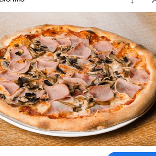 Pizza prosciuto funghi 