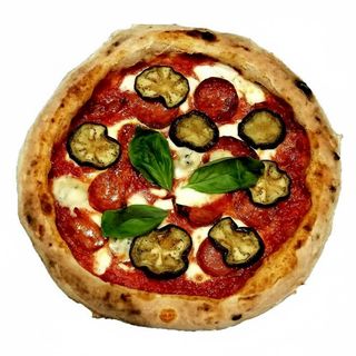 Melanzane, salamino e gorgonzola