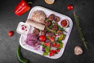 Кебаб с грибами