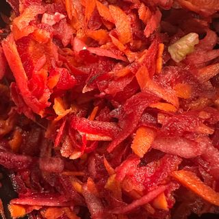 Цвекло с морков и ябълка (150гр)