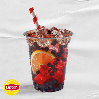 RED ORANGE BUBBLE TEA