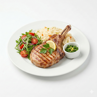 Cotlet de porc cu os