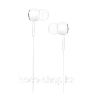 Проводные универсальные наушники-вкладыши M19 Hoco, White 