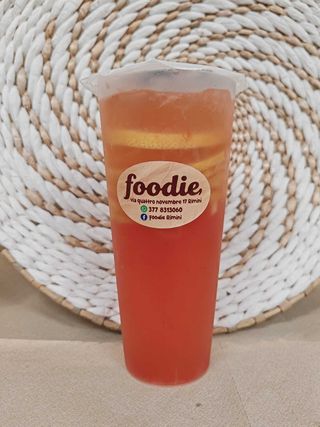 Tè alla frutta con popping fragola