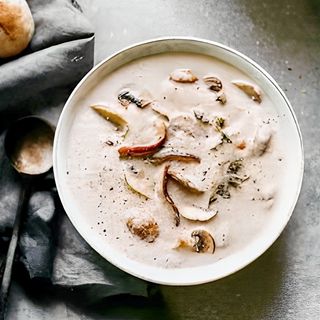 სოკოს კრემ-სუპი