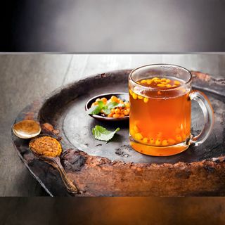 Чай імбирно-обліпиховий з апельсином (400 мл)