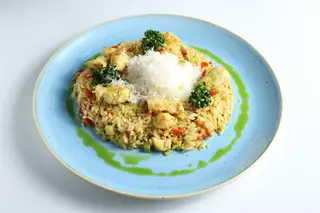 Curry chicken sa rižom