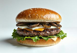 Hamburger di manzo Paul Castellano con patatine e salsa a scelta