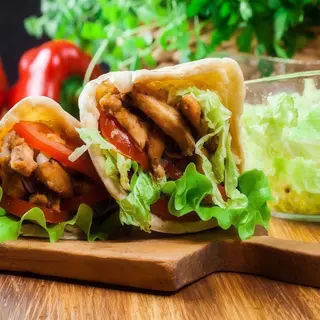 Pita kebab de ternera