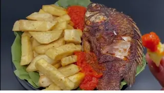 Poisson Carpe Frit + Accompagnement