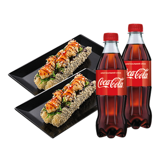 Комбо 2шт Рол-дог з креветкою+2штКоли0,5